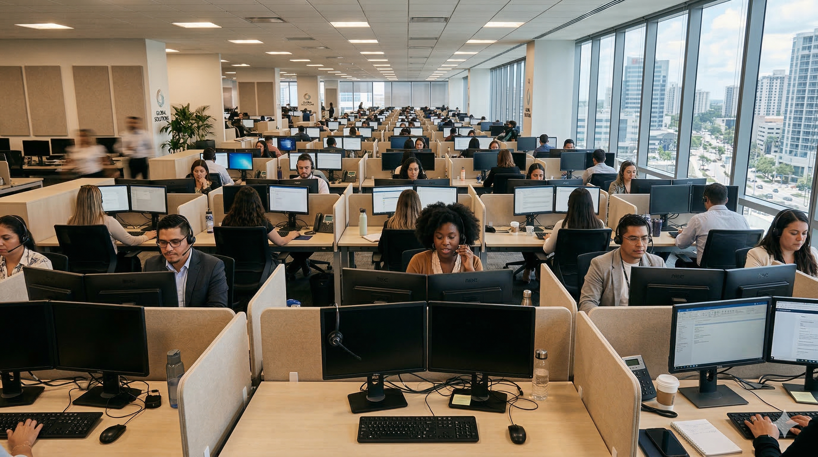 Call center corporativo y telefonía IP